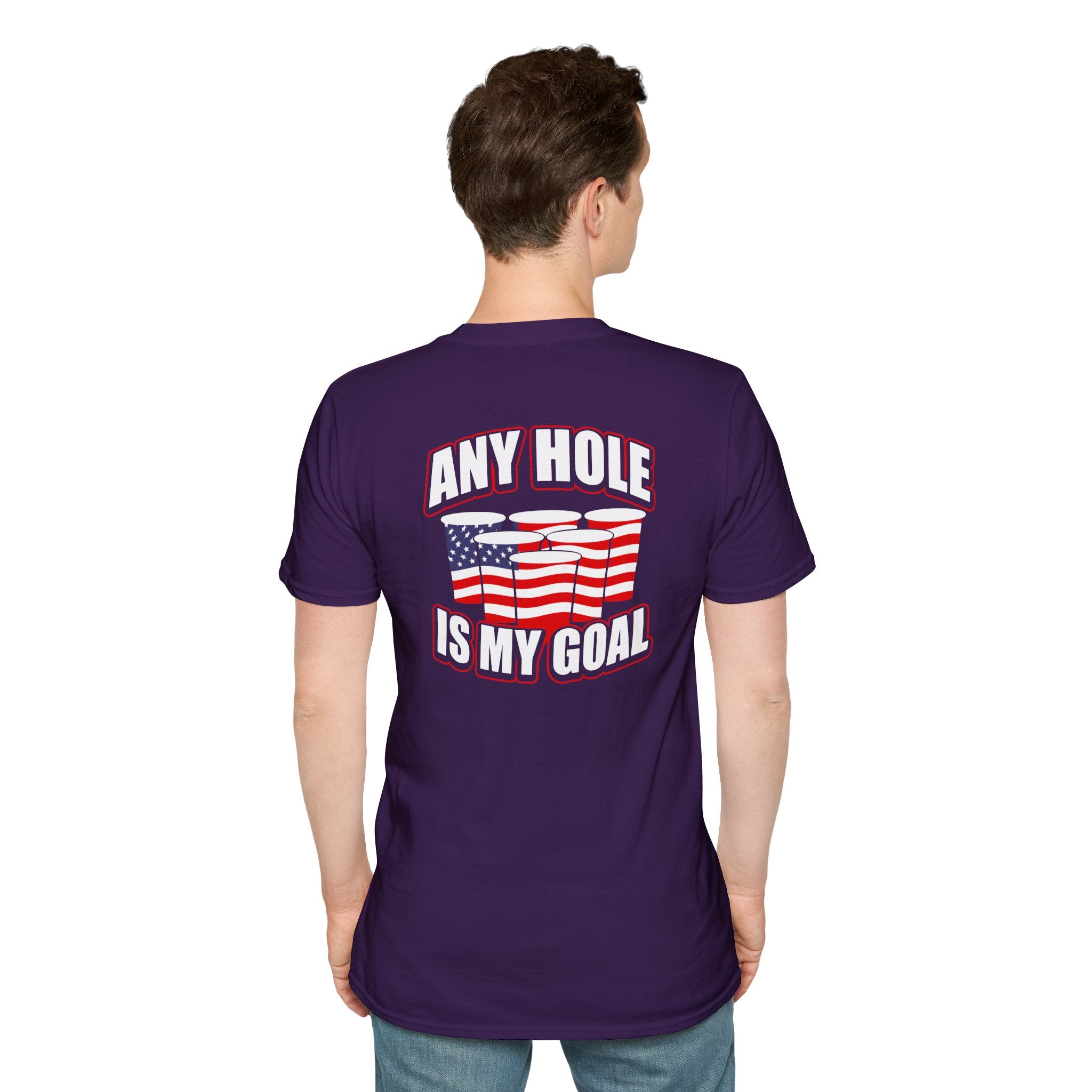 Any Hole Is My Goal Beer Pong - Front & Back Design