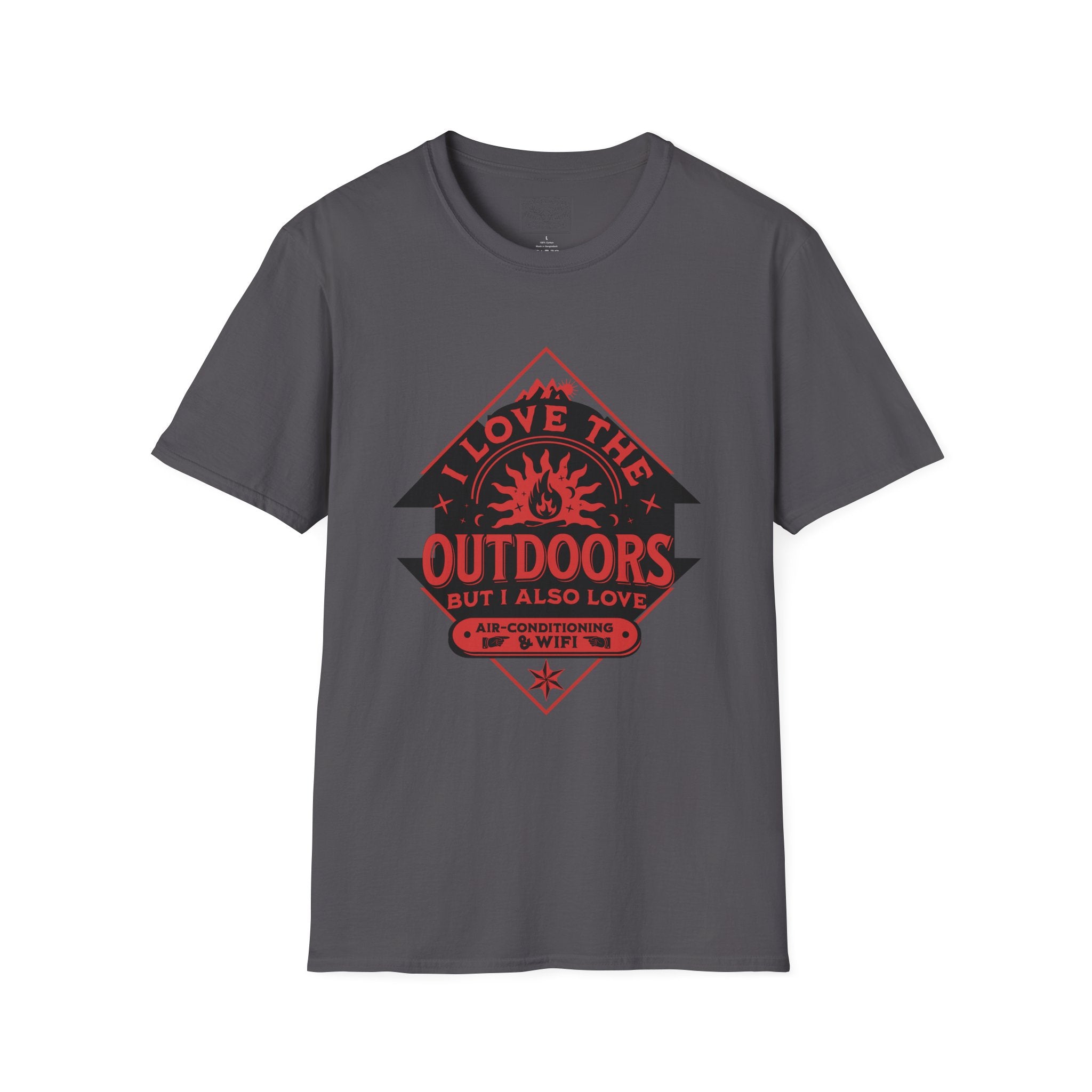 I Love The Outdoors & Wifi T-Shirt