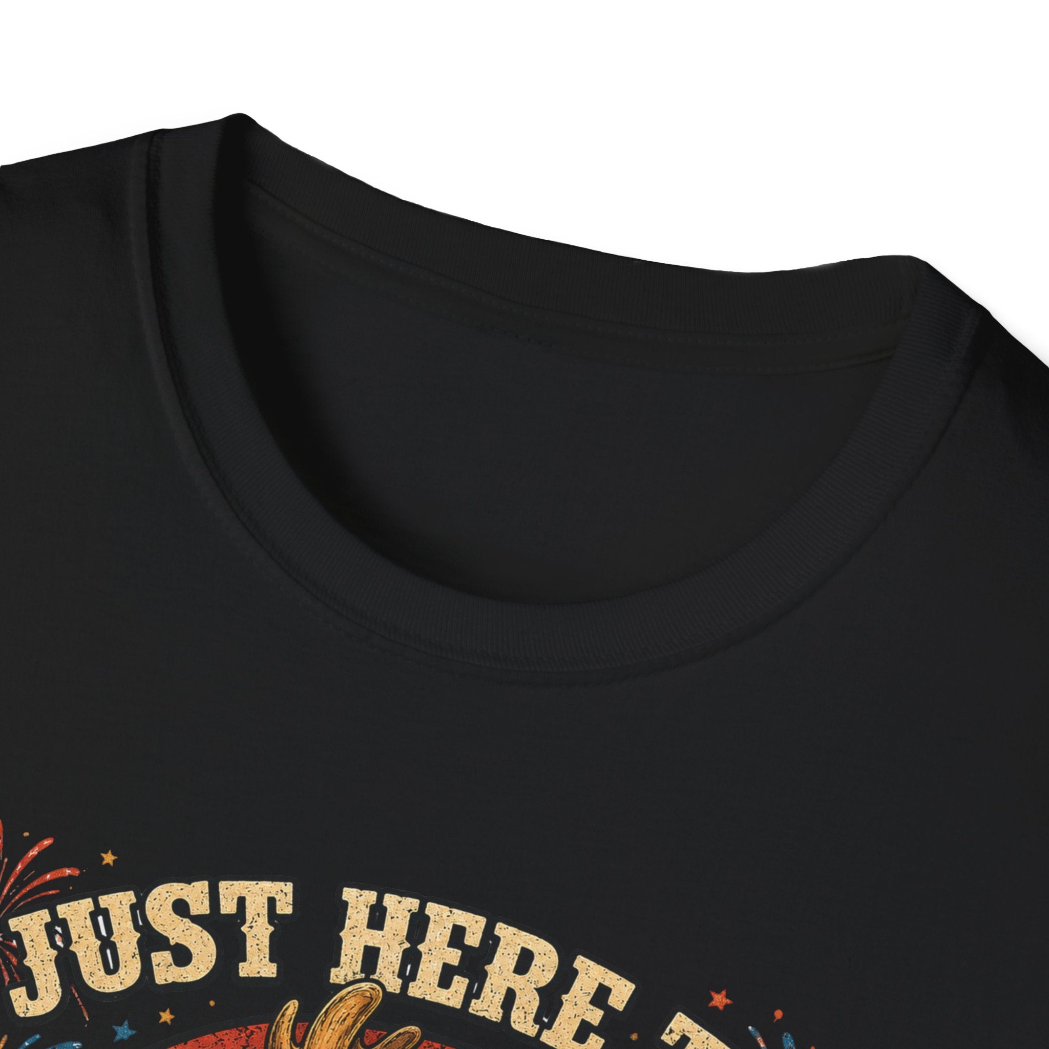 Moose Just Here to Bang Funny 4th of July Shirt