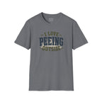 I Love Peeing Outside T-Shirt | Funny Camping & Outdoor Humor Tee