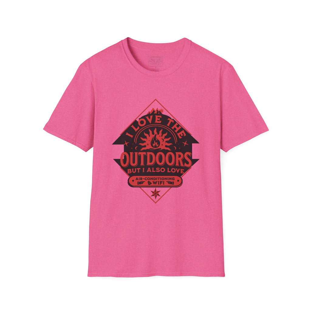 I Love The Outdoors & Wifi T-Shirt
