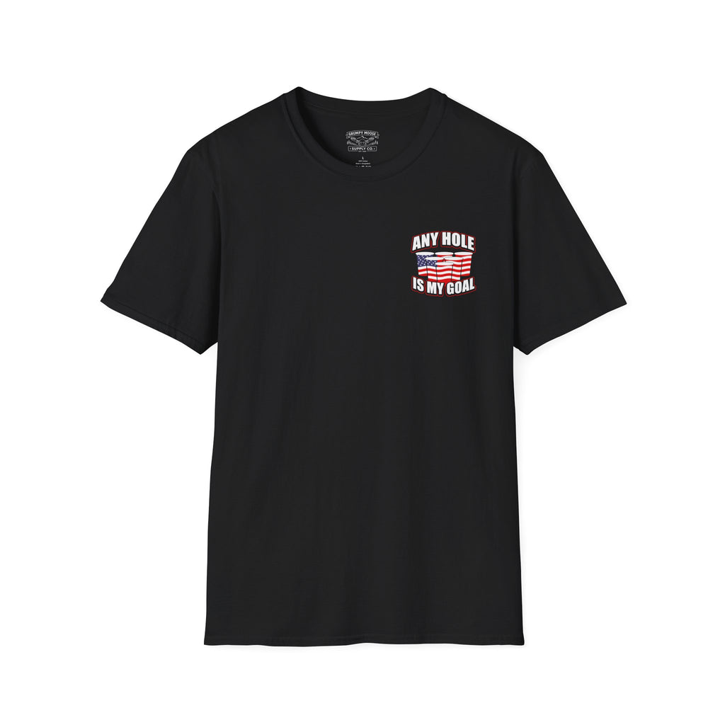Any Hole Is My Goal Beer Pong - Front & Back Design