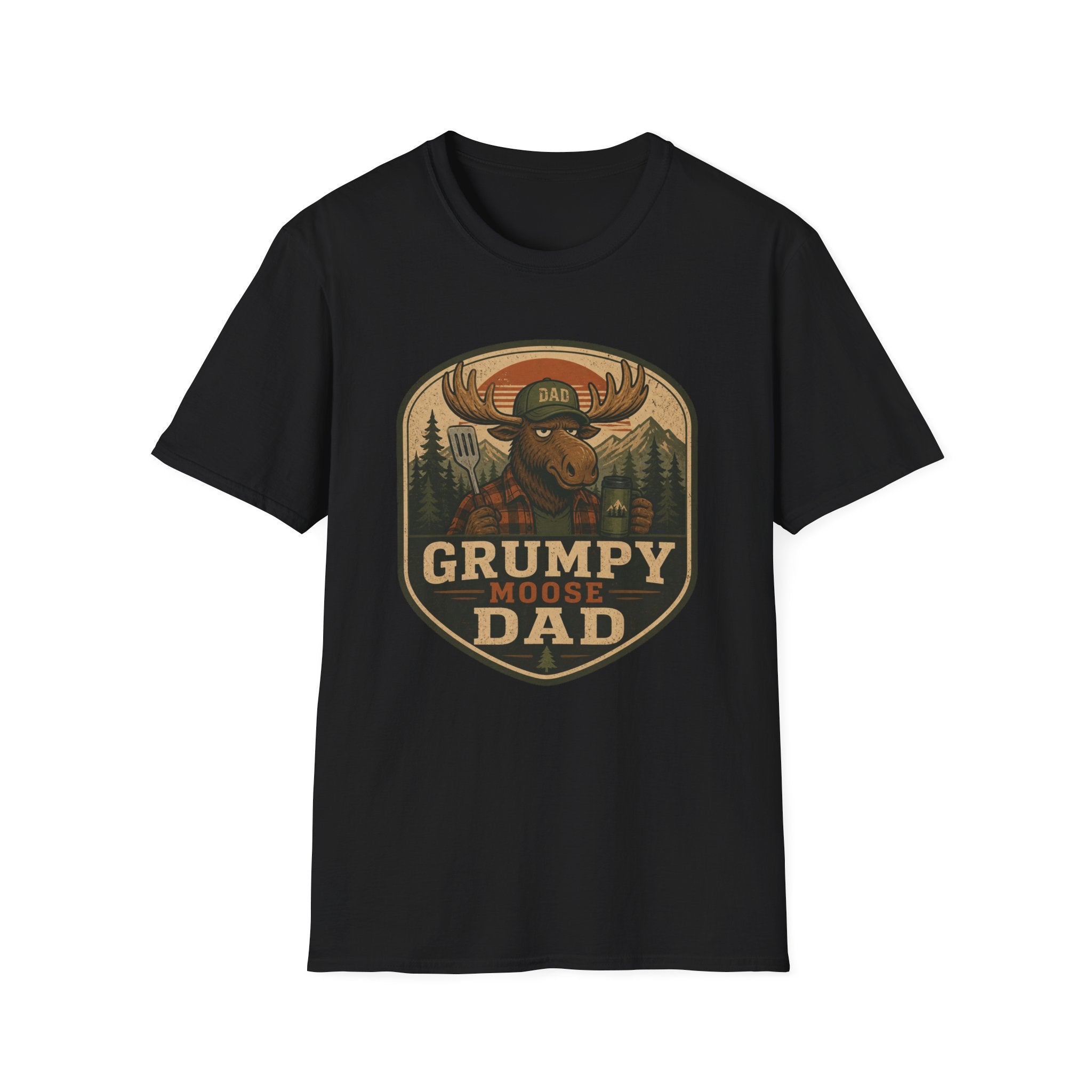 Grumpy Moose Dad T-Shirt