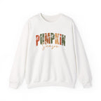 Pumpkin Season Crewneck Sweatshirt - Cozy Fall Fashion, Thanksgiving Gift, Autumn Apparel, Seasonal Style, Perfect for Halloween