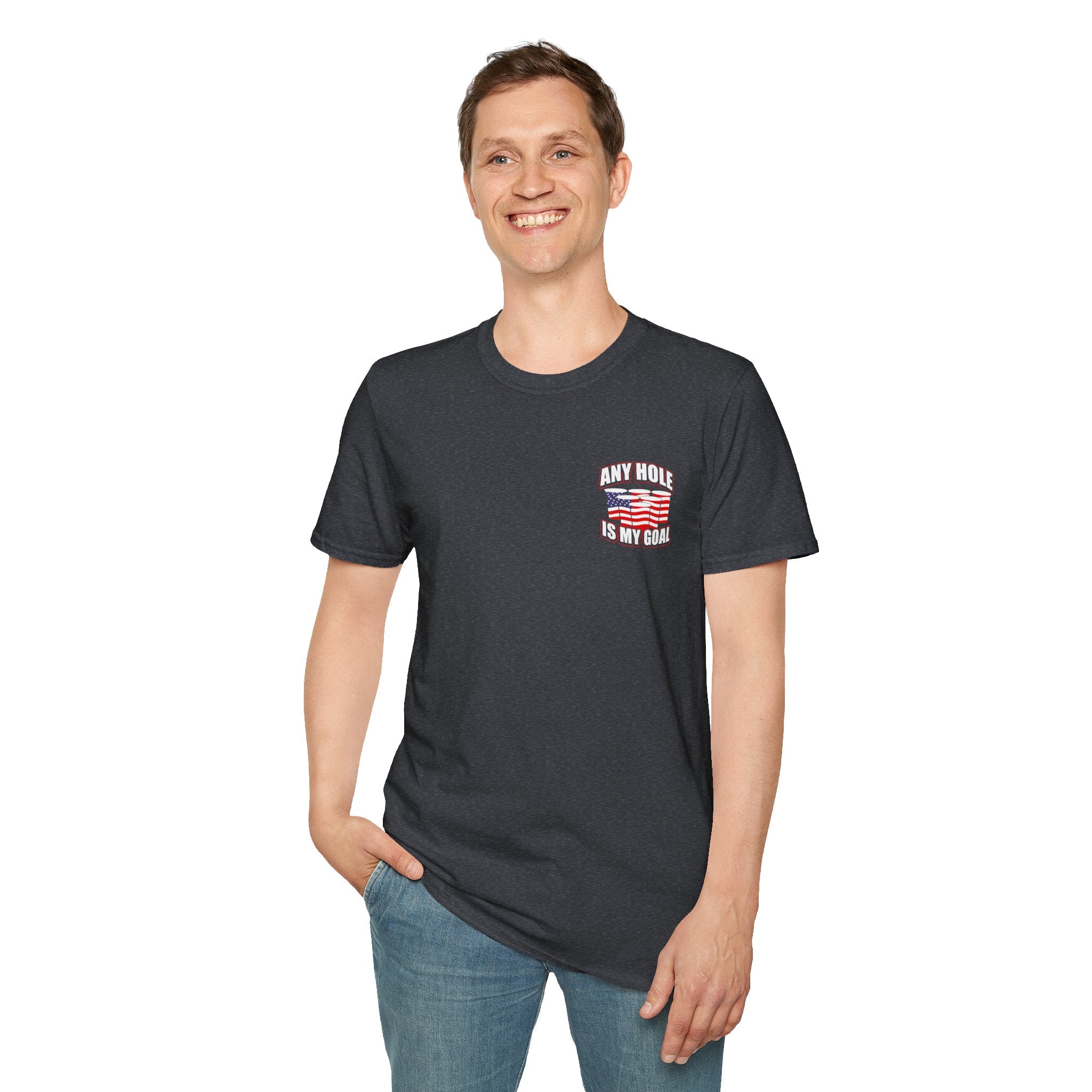 Any Hole Is My Goal Beer Pong - Front & Back Design