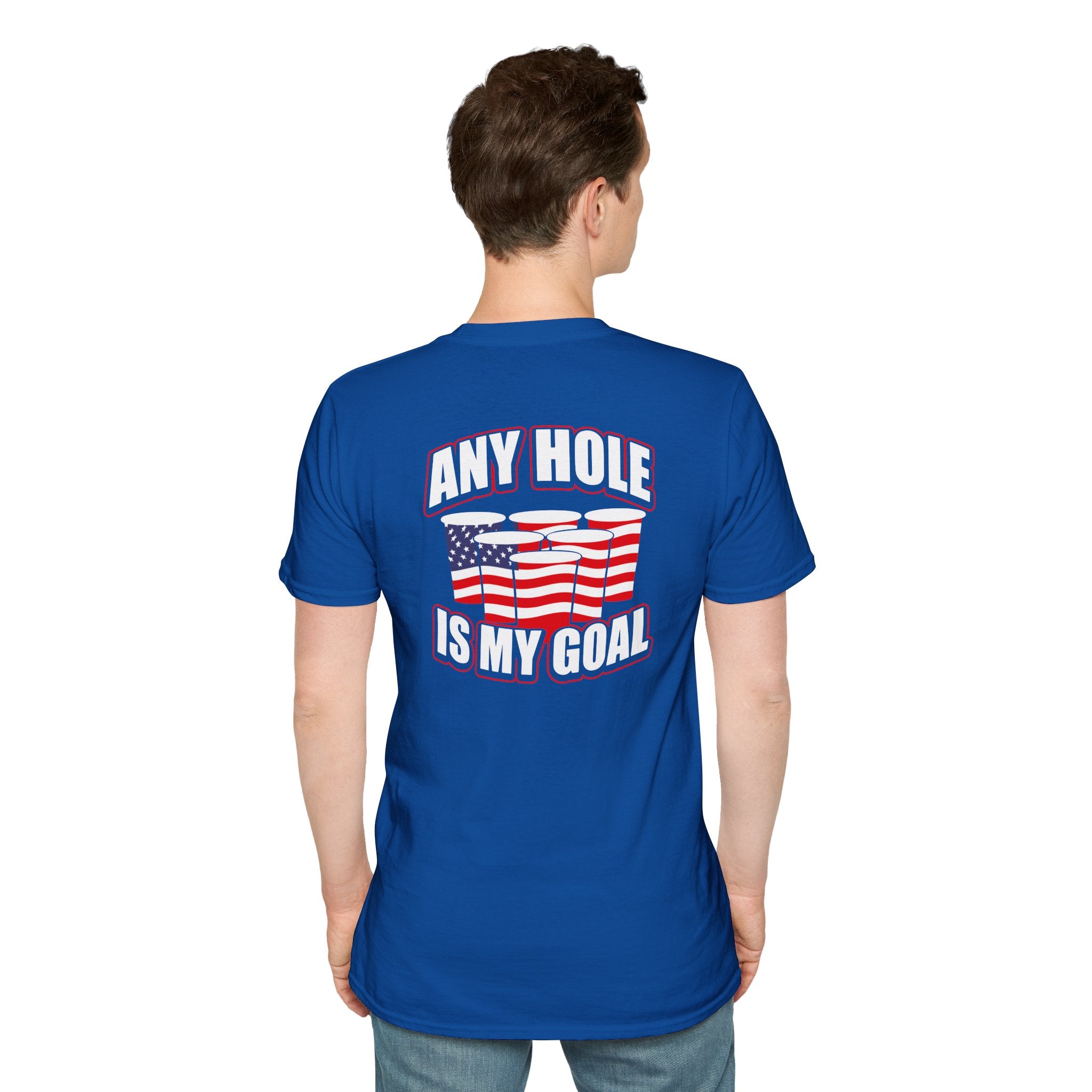 Any Hole Is My Goal Beer Pong - Front & Back Design