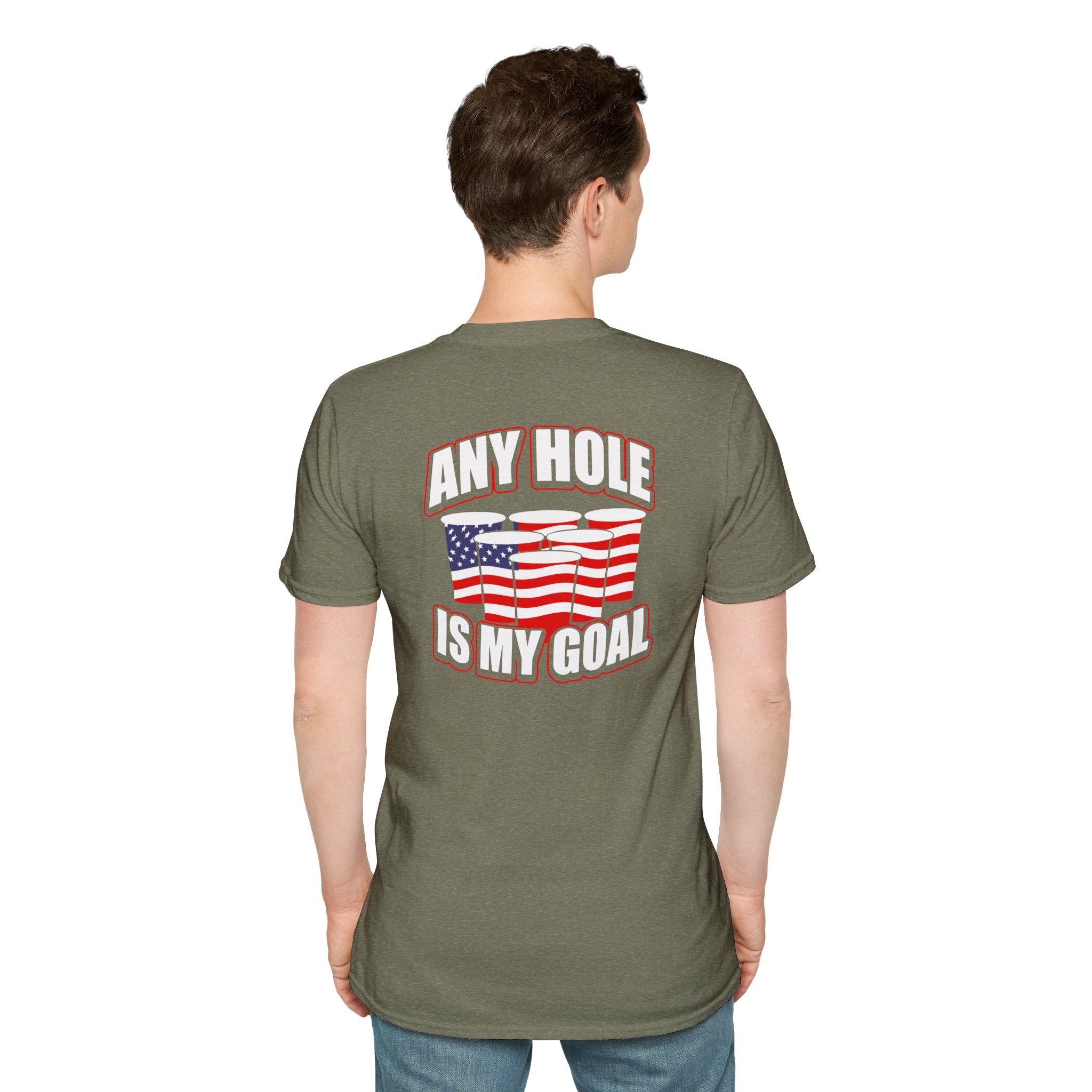 Any Hole Is My Goal Beer Pong - Front & Back Design