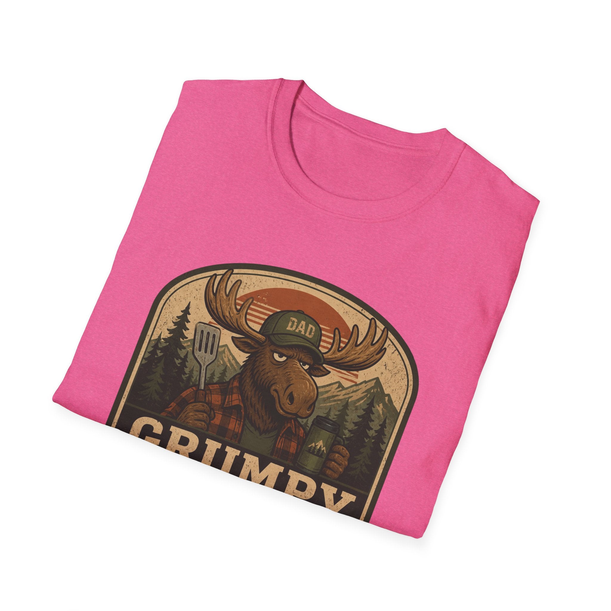 Grumpy Moose Dad T-Shirt