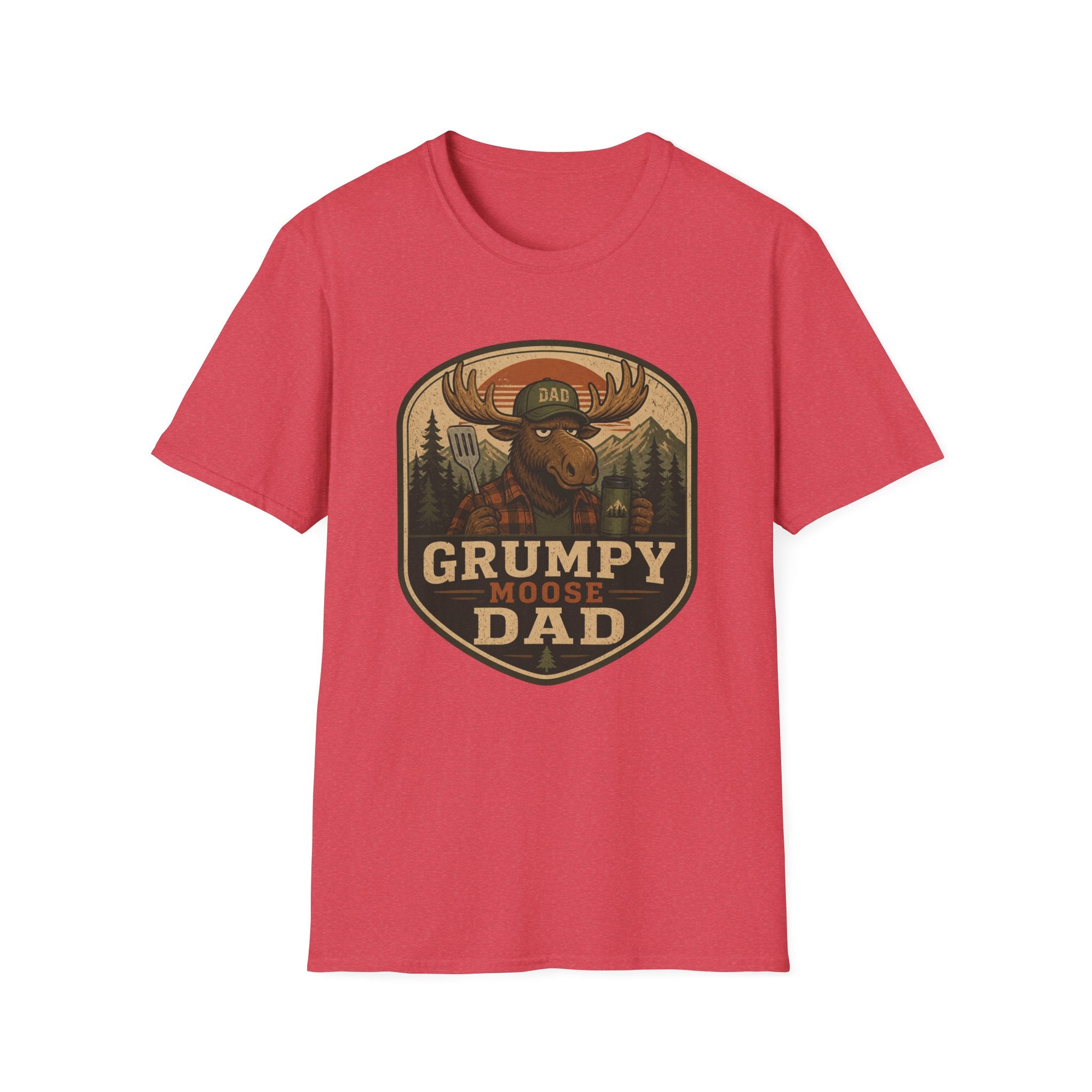 Grumpy Moose Dad T-Shirt