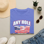 Any Hole Is My Goal Beer Pong American Flag