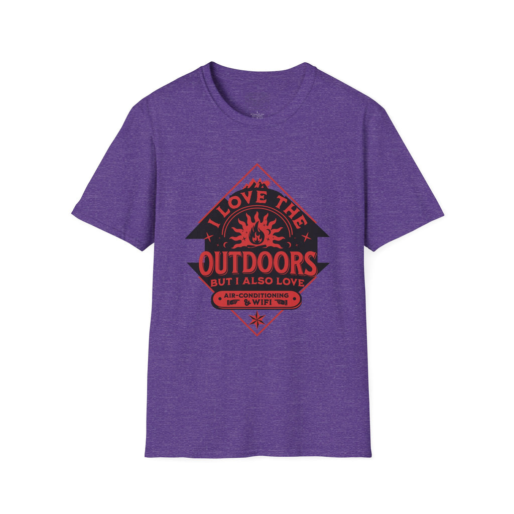 I Love The Outdoors & Wifi T-Shirt