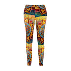 Sunny Boho Mandala Leggings – Soft Brushed Suede