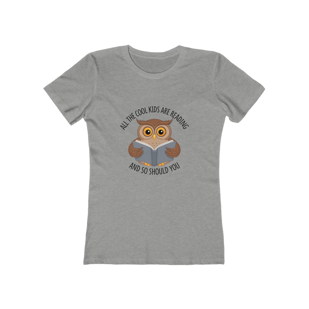Cool Kids Reading Tee - Womens Slim Fit Bookish TShirt