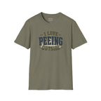 I Love Peeing Outside T-Shirt | Funny Camping & Outdoor Humor Tee