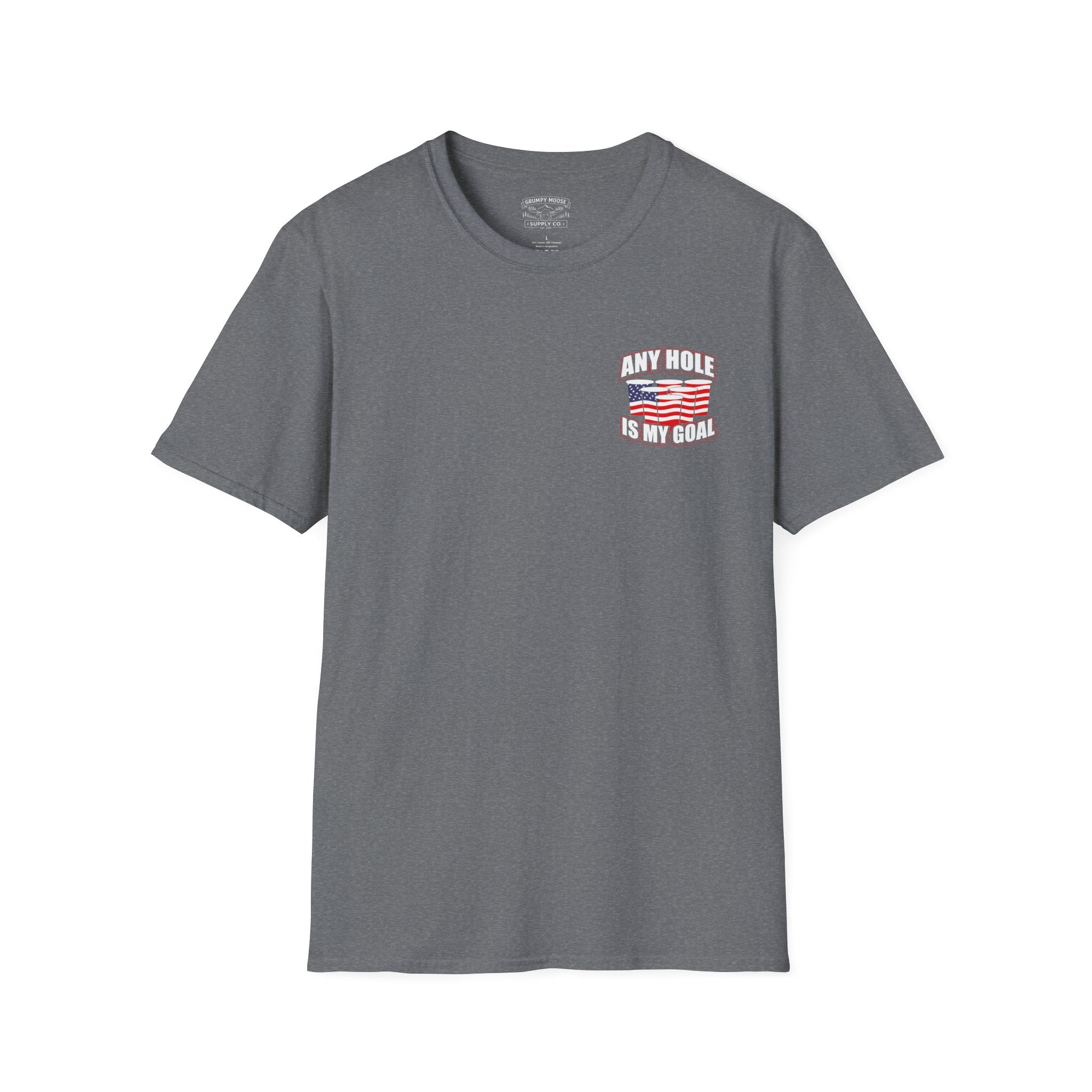 Any Hole Is My Goal Beer Pong - Front & Back Design