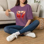 67 Baseball Drip T-Shirt