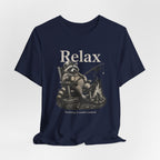 Relax Nothing Is Under Control Raccoon Campfire Fishing Shirt, Funny Vintage Camping T-Shirt, Sarcastic Outdoor Gift, Unisex Tee