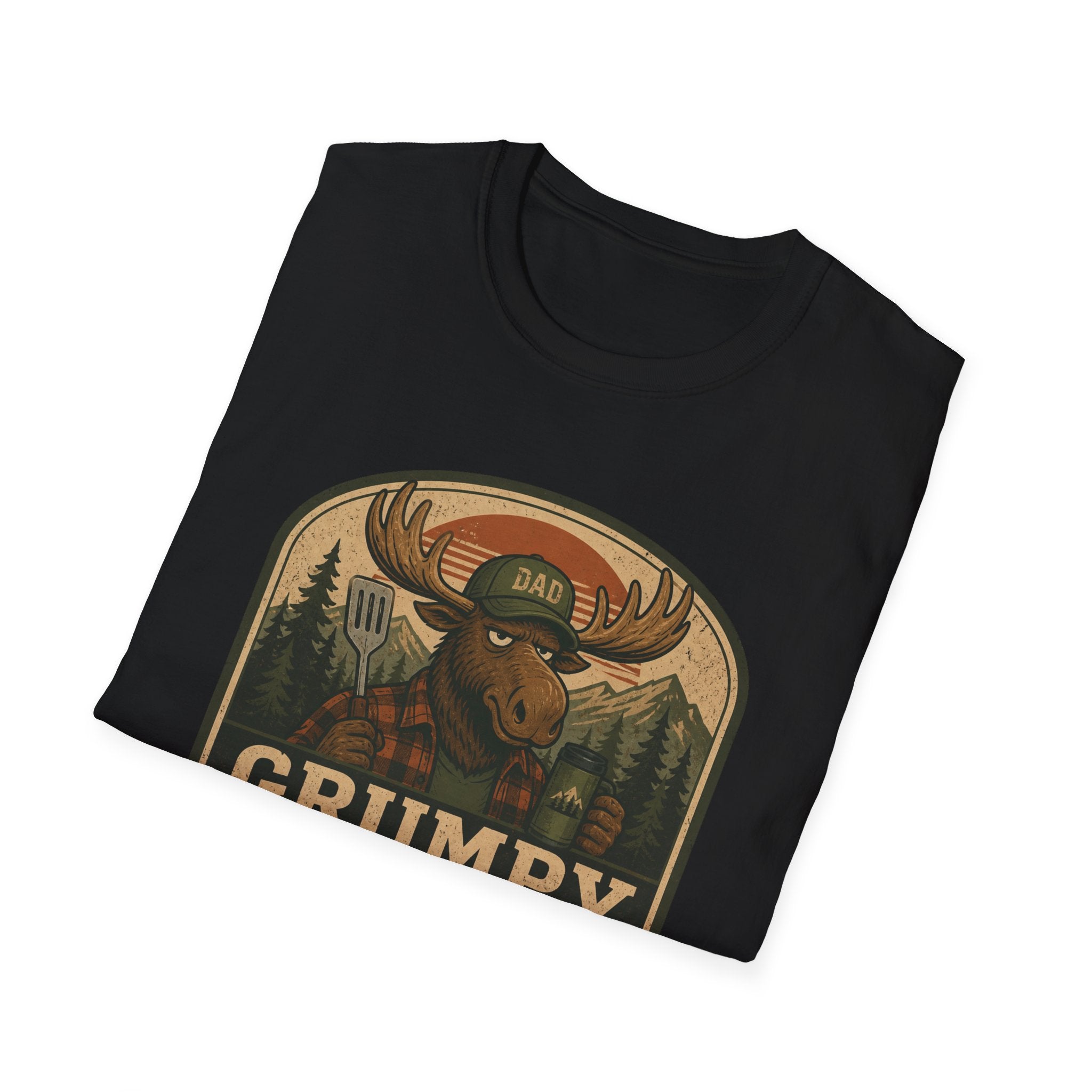 Grumpy Moose Dad T-Shirt