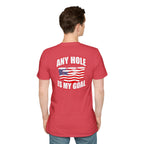 Any Hole Is My Goal Beer Pong T-Shirt | Front & Back