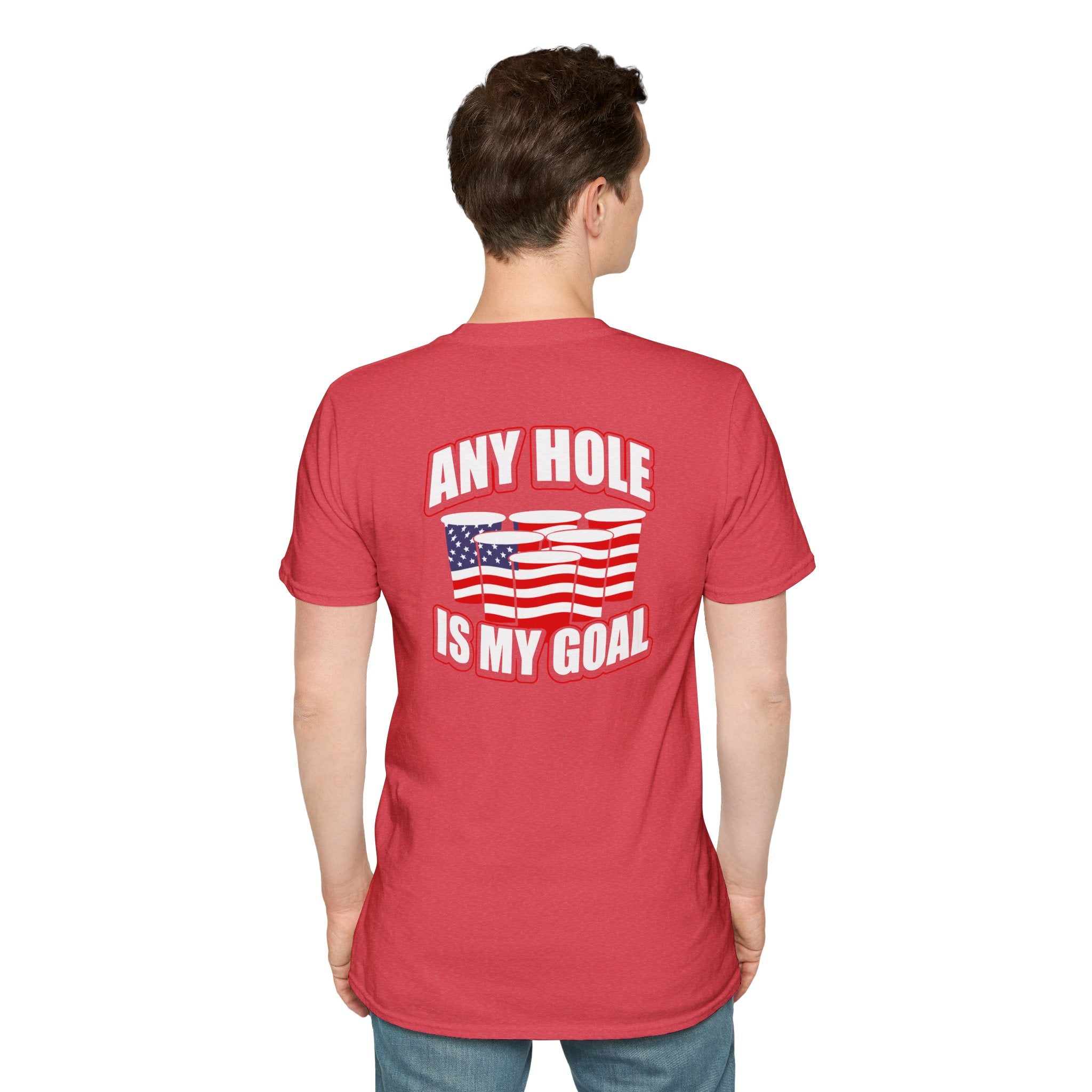 Any Hole Is My Goal Beer Pong - Front & Back Design