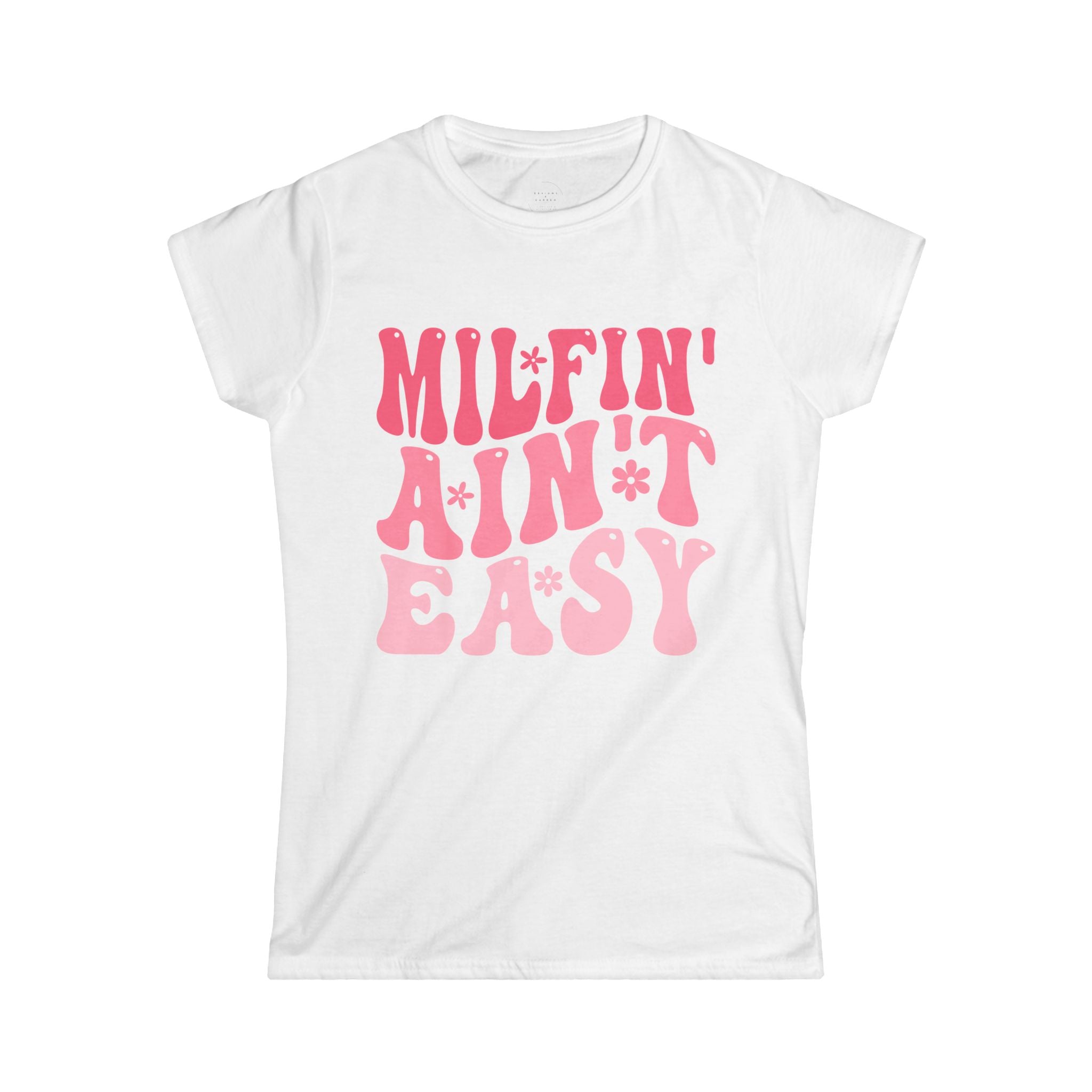designsXdarren Retro Groovy Motherhood Women’s T-Shirt - 70s Style Mama Graphic Tee - Bella+Canvas 6004