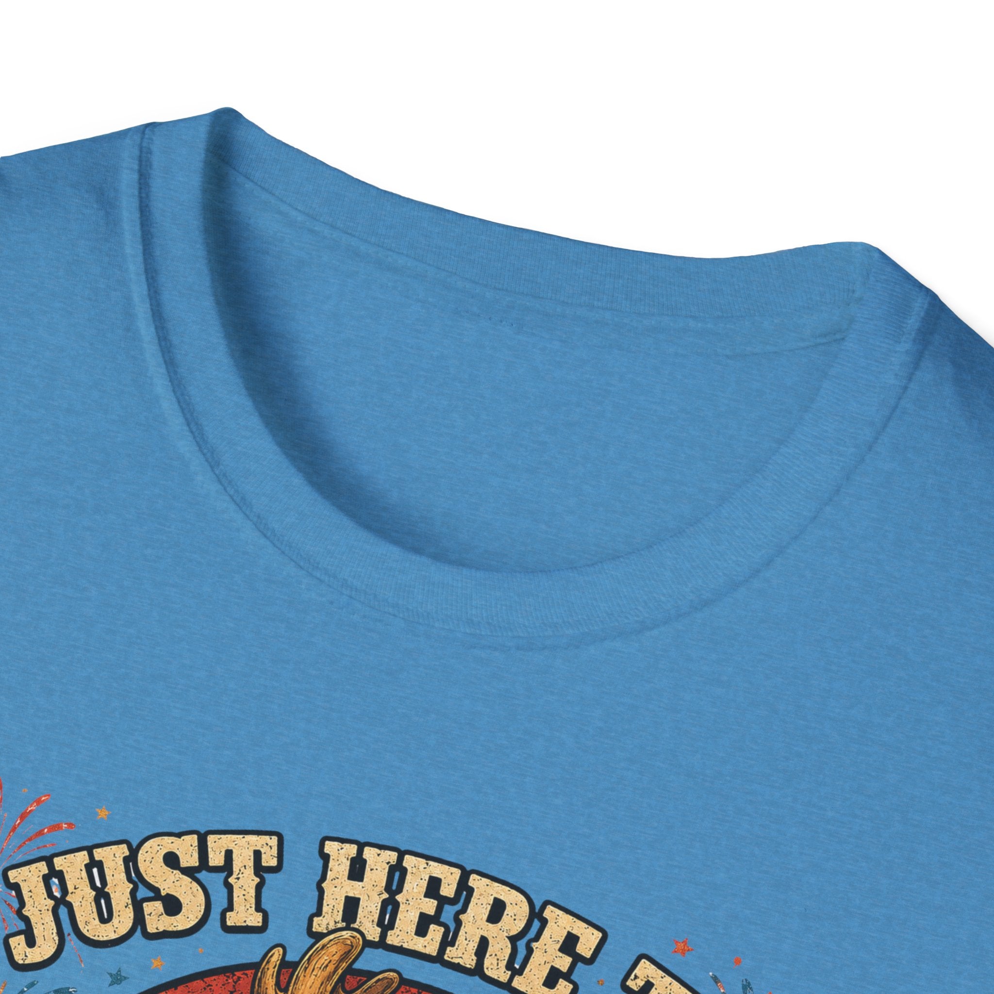 Moose Just Here to Bang Funny 4th of July Shirt