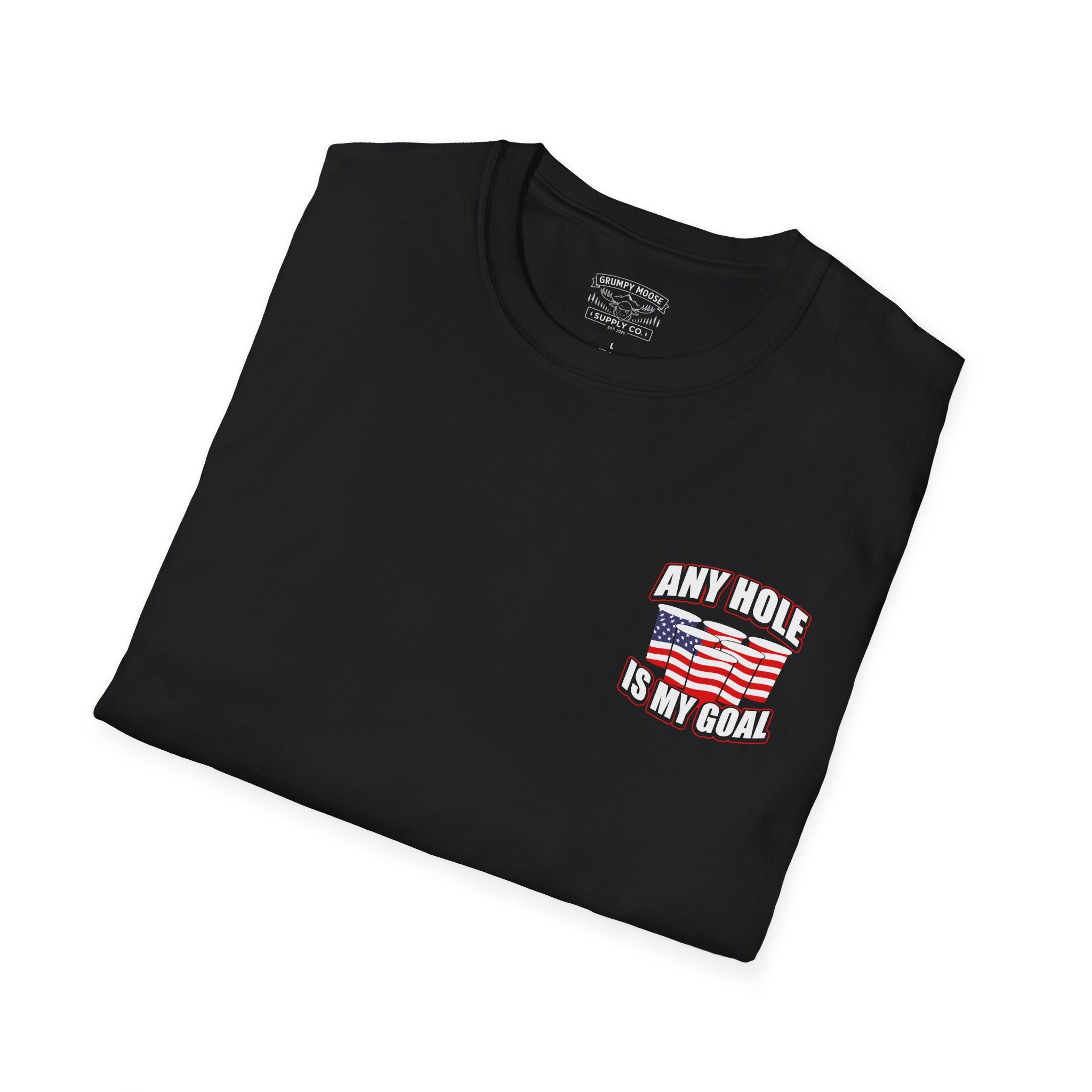 Any Hole Is My Goal Beer Pong - Front & Back Design