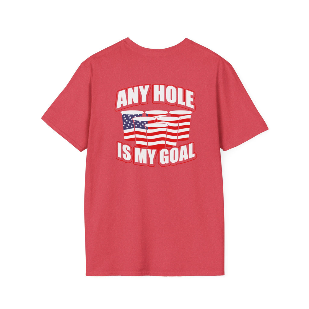 Any Hole Is My Goal Beer Pong - Front & Back Design