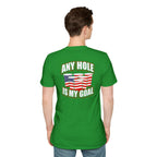 Any Hole Is My Goal Beer Pong T-Shirt | Front & Back