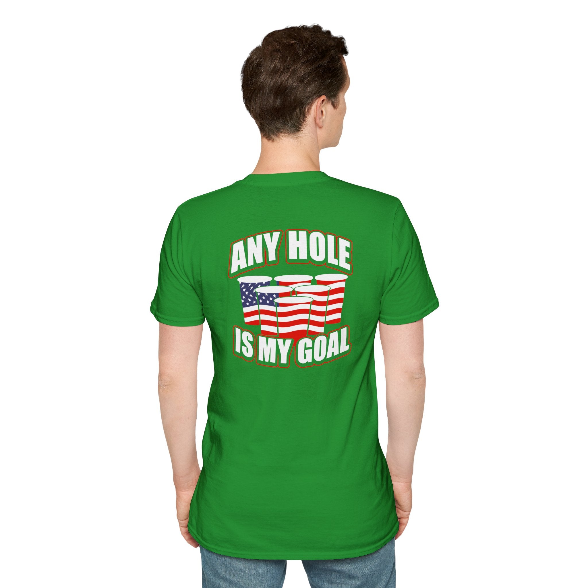 Any Hole Is My Goal Beer Pong - Front & Back Design