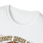 Moose Just Here to Bang Funny 4th of July Shirt