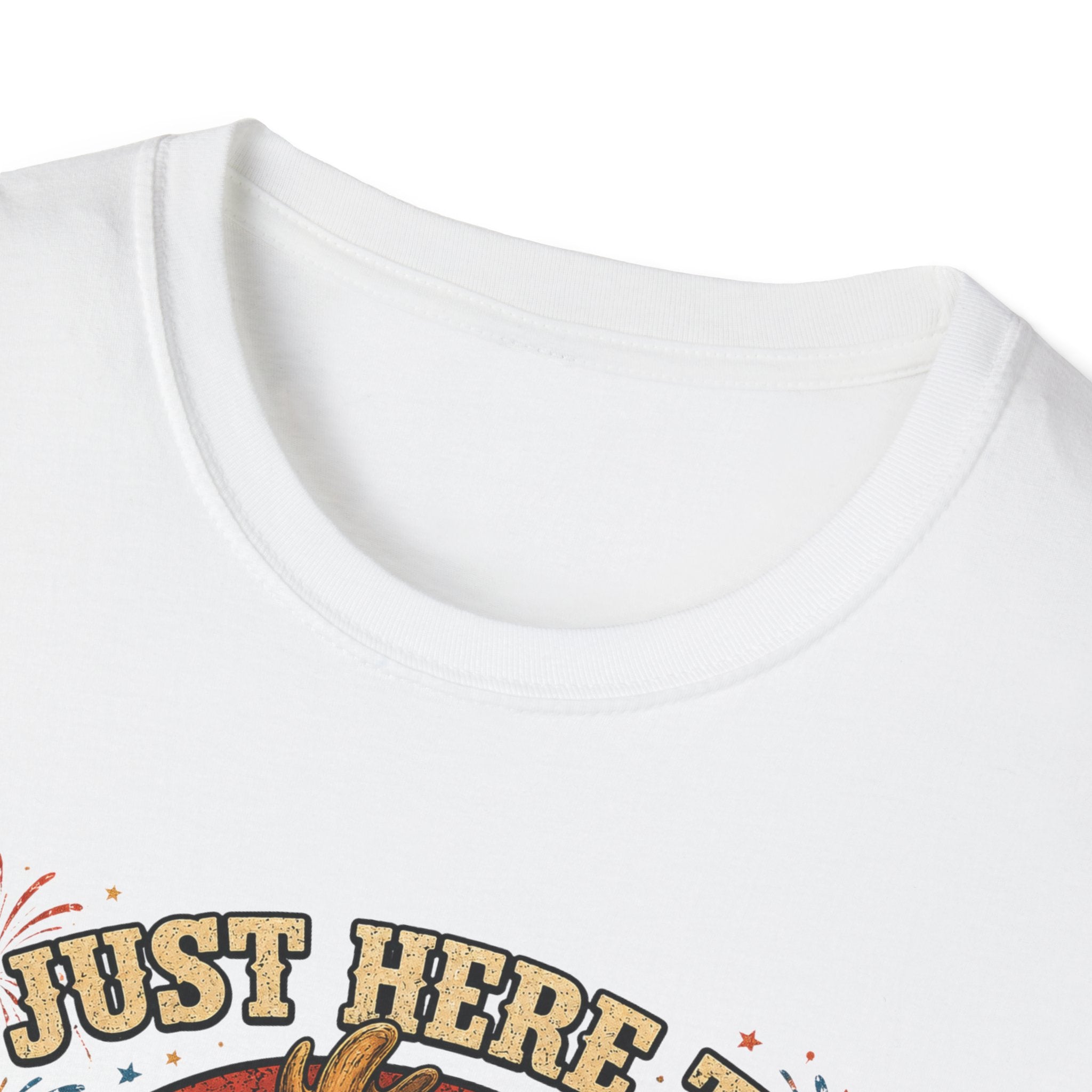 Moose Just Here to Bang Funny 4th of July Shirt