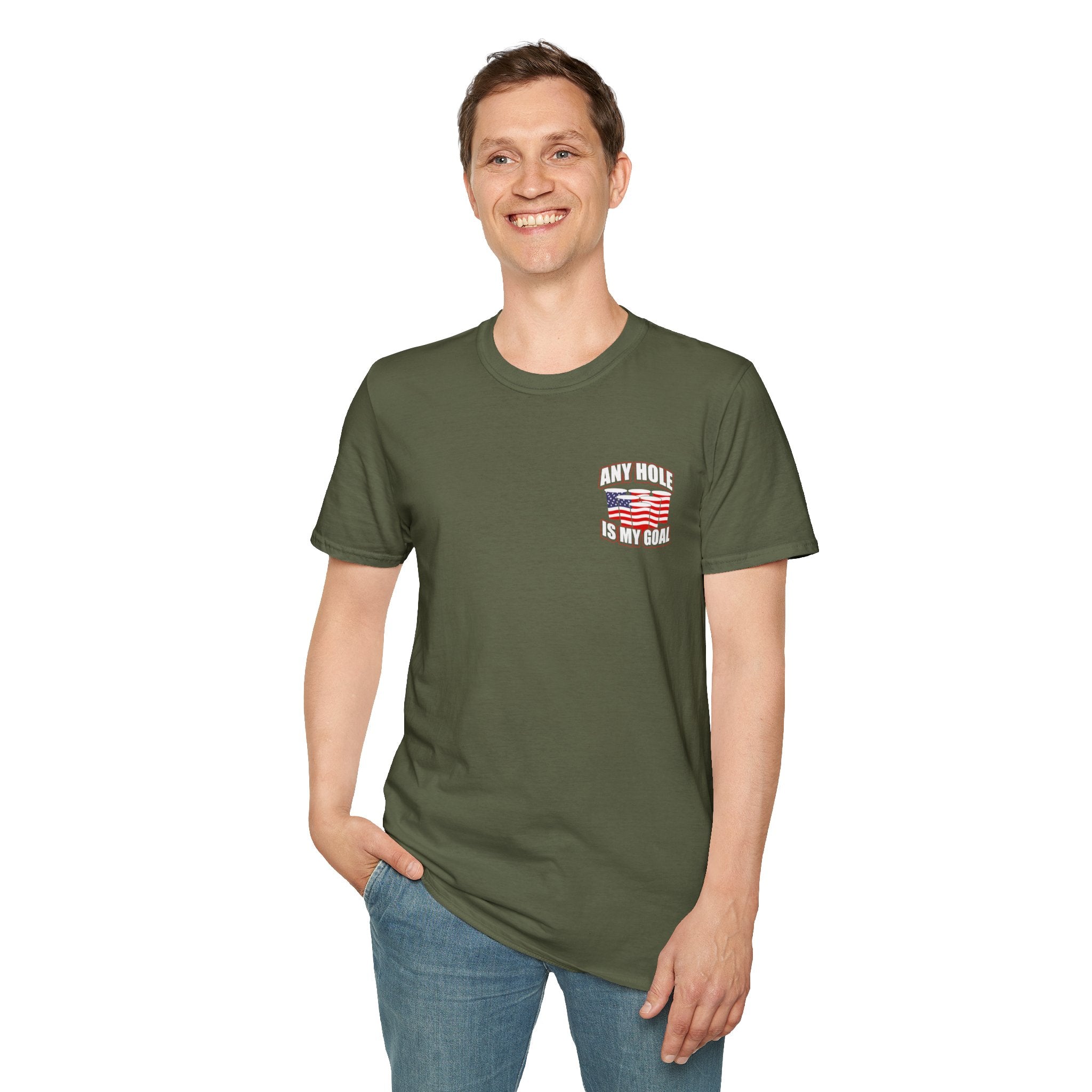 Any Hole Is My Goal Beer Pong - Front & Back Design