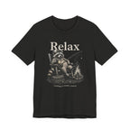 Relax Nothing Is Under Control Raccoon Campfire Fishing Shirt, Funny Vintage Camping T-Shirt, Sarcastic Outdoor Gift, Unisex Tee
