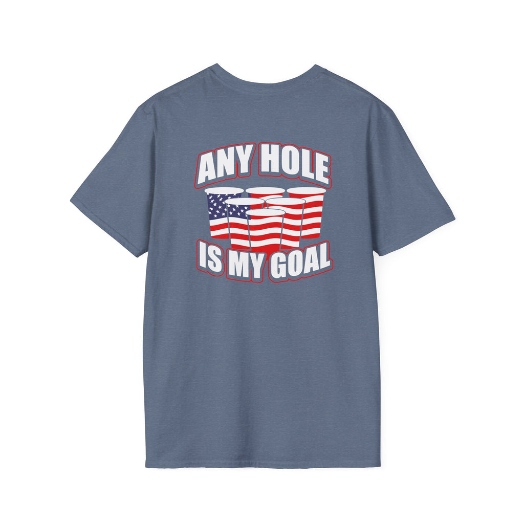 Any Hole Is My Goal Beer Pong - Front & Back Design