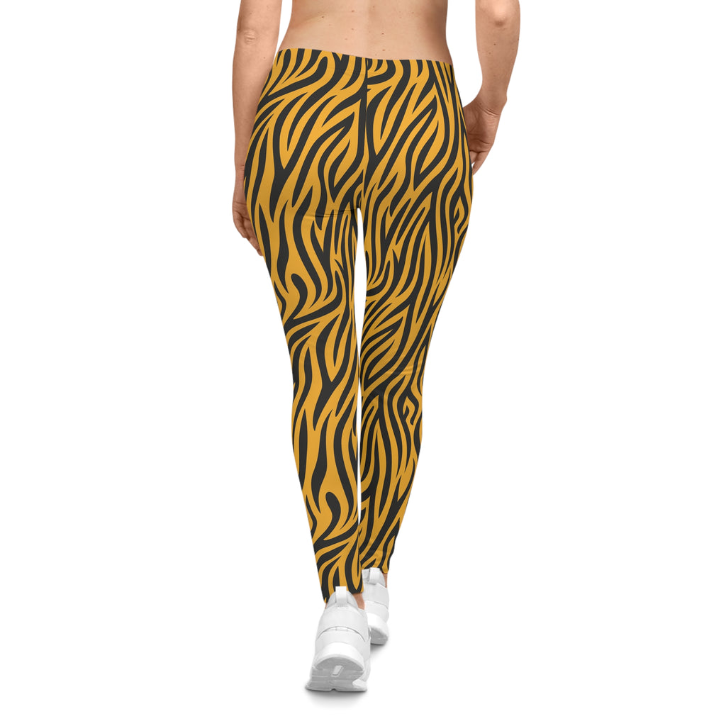 Fierce Tiger Stripe Leggings – Silky Smooth Casual Wear
