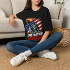 United We Stand Statue of Liberty T-Shirt | Patriotic American Tee