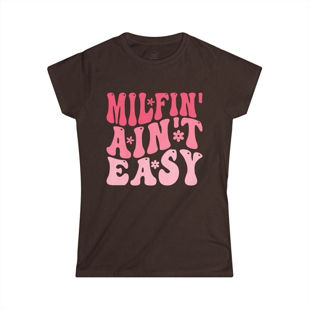 designsXdarren Retro Groovy Motherhood Women’s T-Shirt - 70s Style Mama Graphic Tee - Bella+Canvas 6004