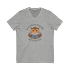 All The Cool Kids Are Reading V-Neck T-Shirt | Cute Owl Book Lover Graphic Tee