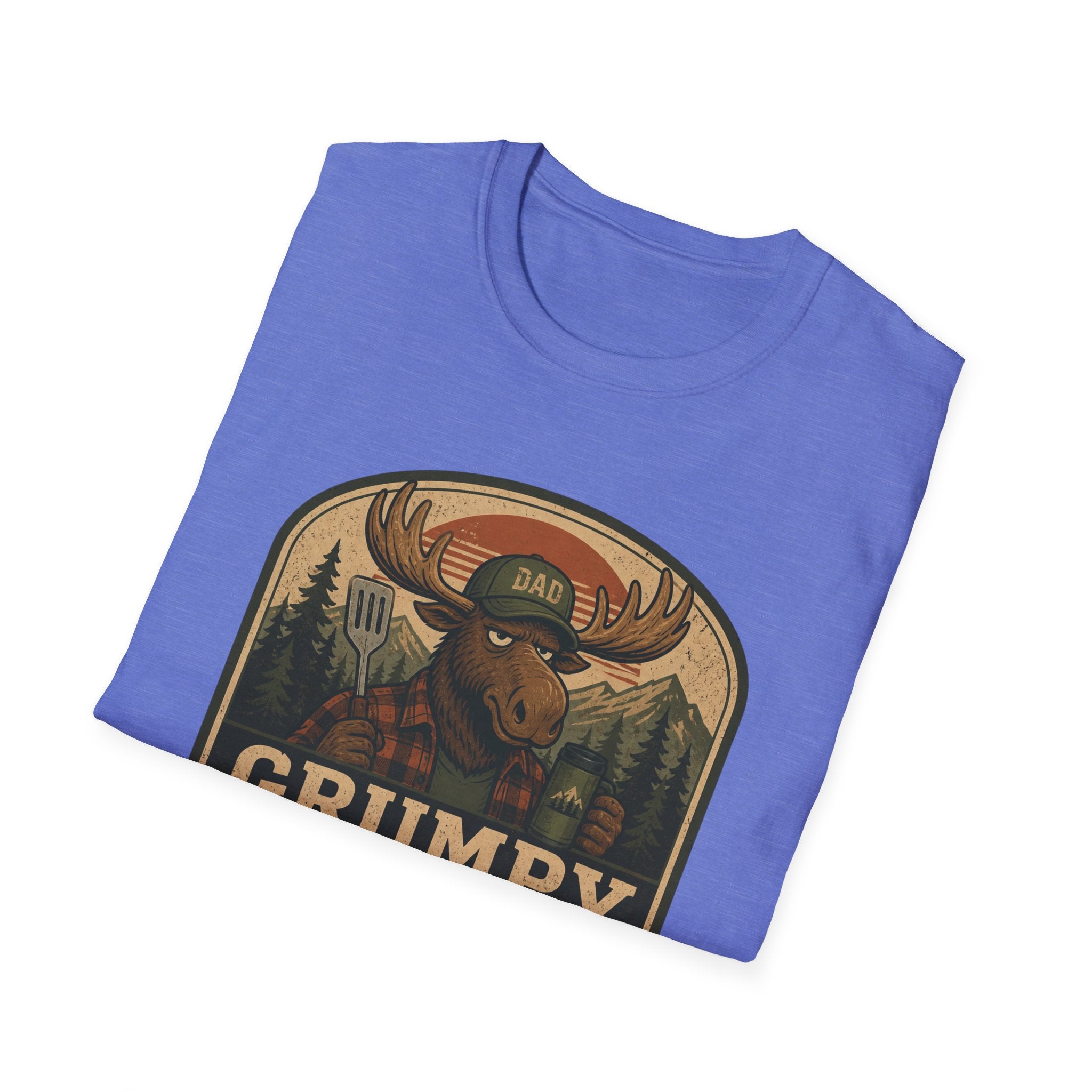 Grumpy Moose Dad T-Shirt