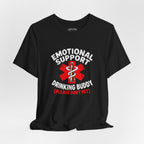 Emotional Support Drinking Buddy Funny T-Shirt for Beer Lovers