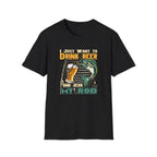 I Just Want to Drink Beer and Jerk My Rod - Softstyle Tee