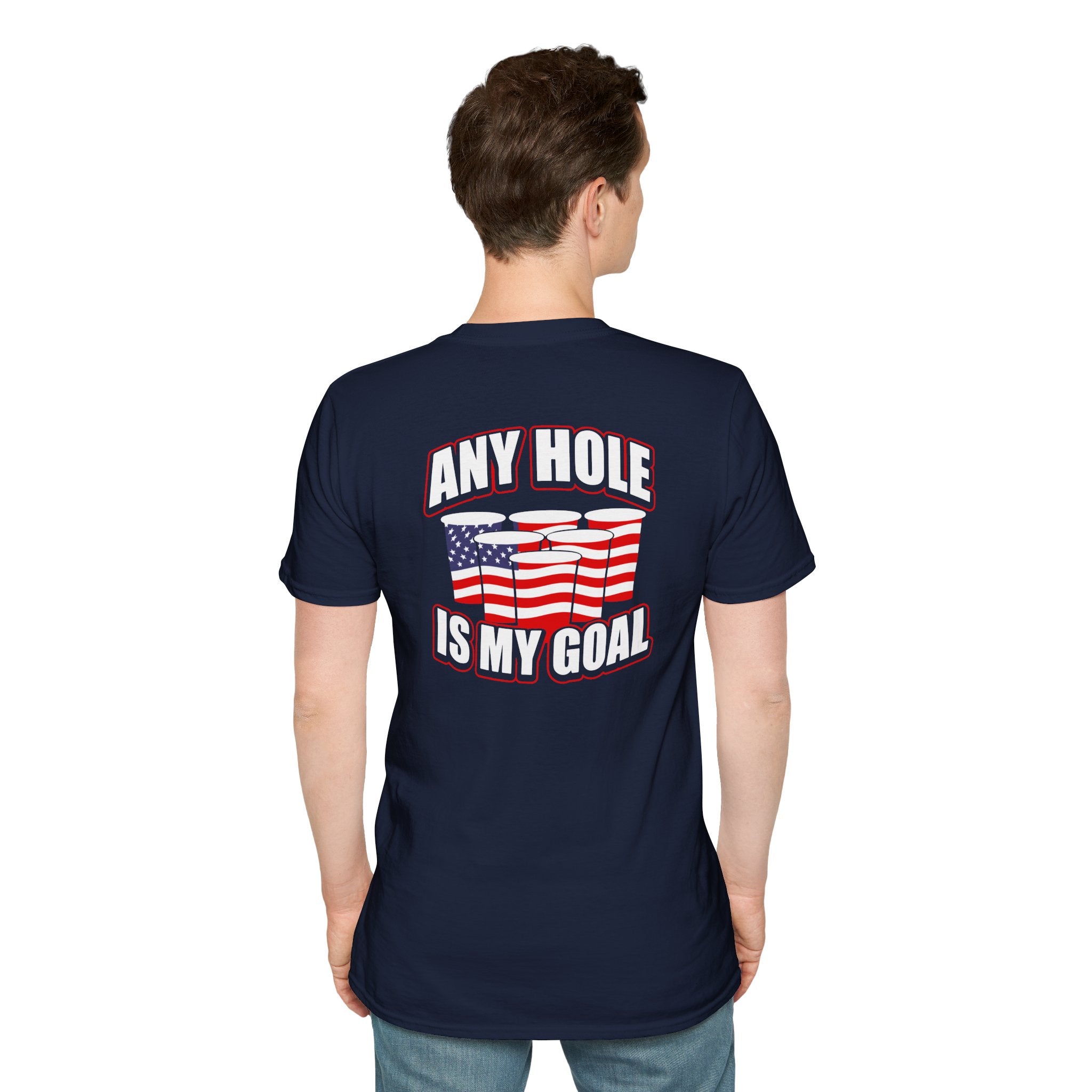 Any Hole Is My Goal Beer Pong - Front & Back Design
