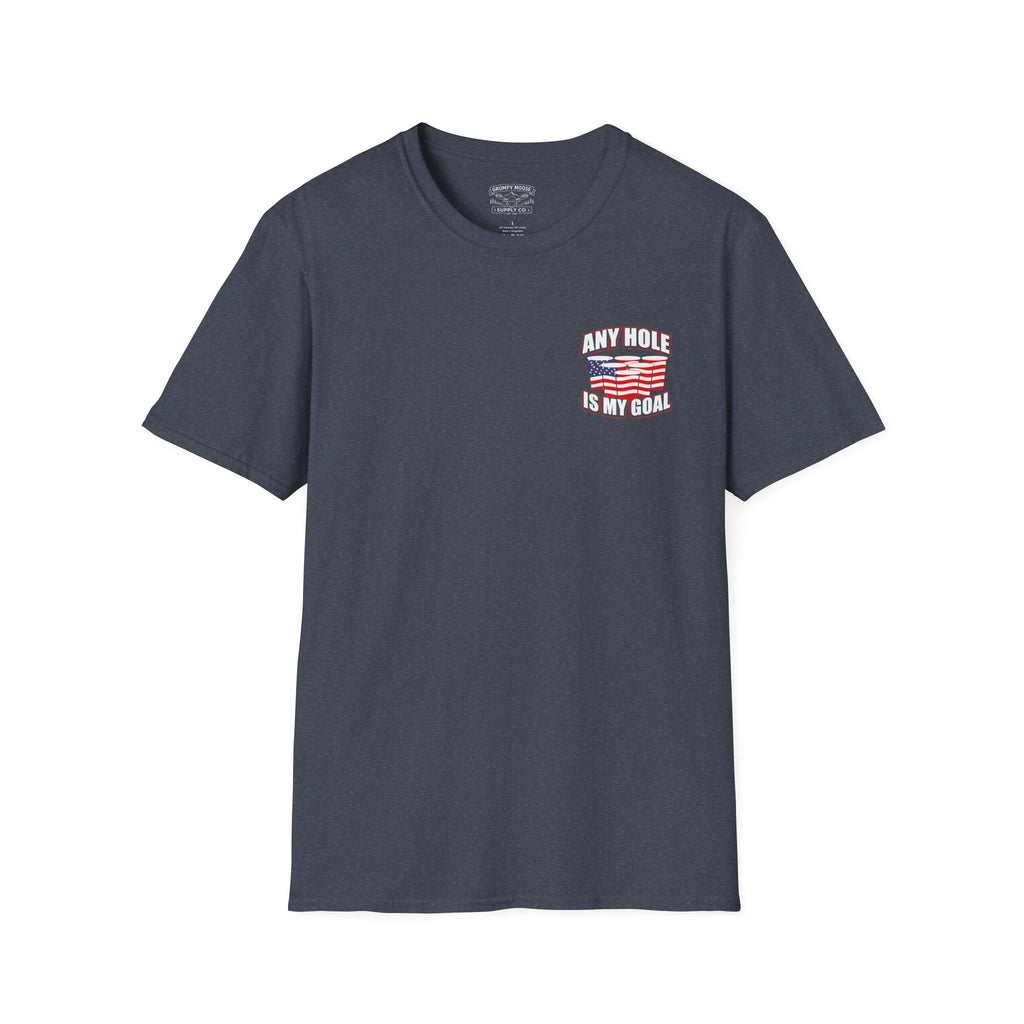 Any Hole Is My Goal Beer Pong - Front & Back Design