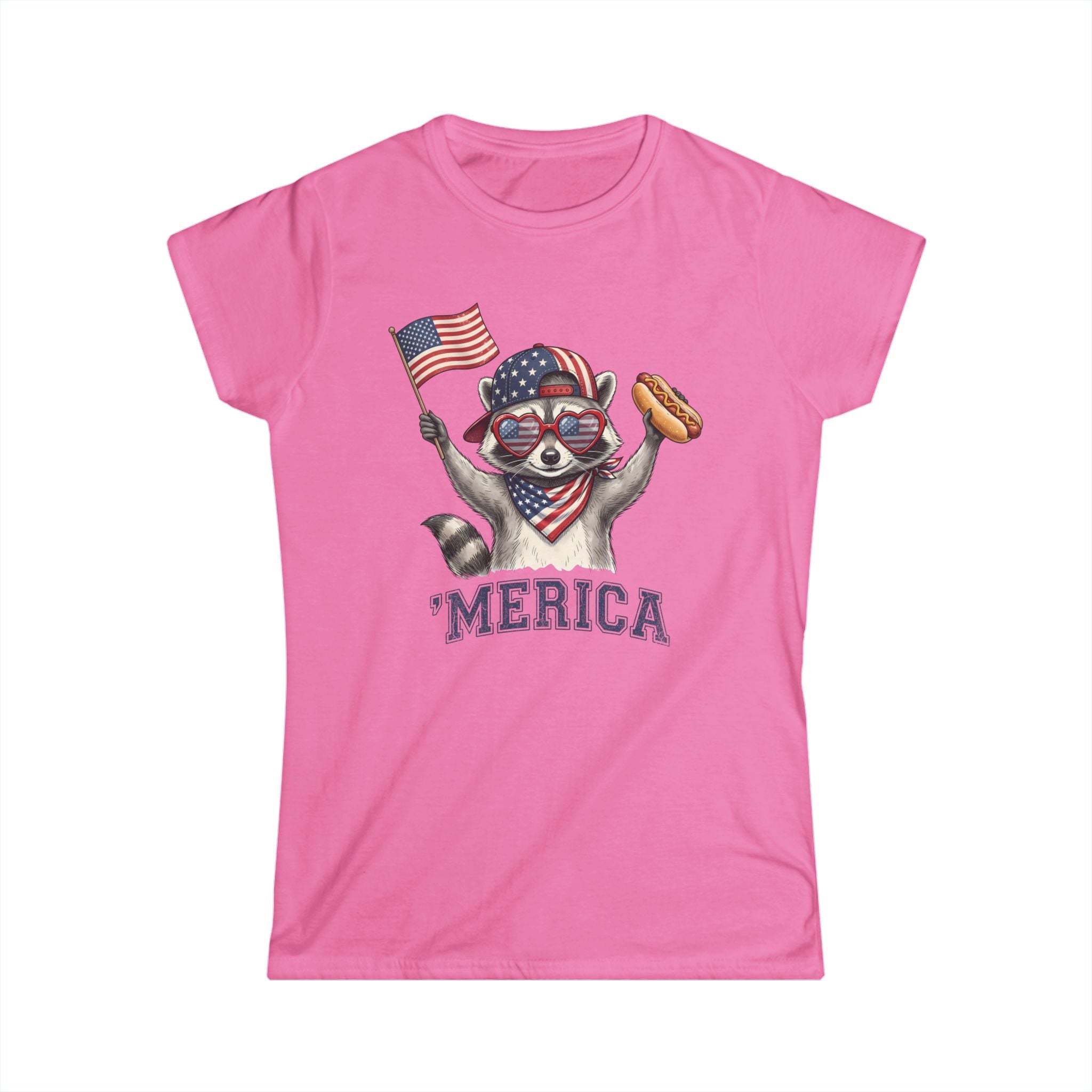 'Merica Raccoon Women’s Patriotic Tee
