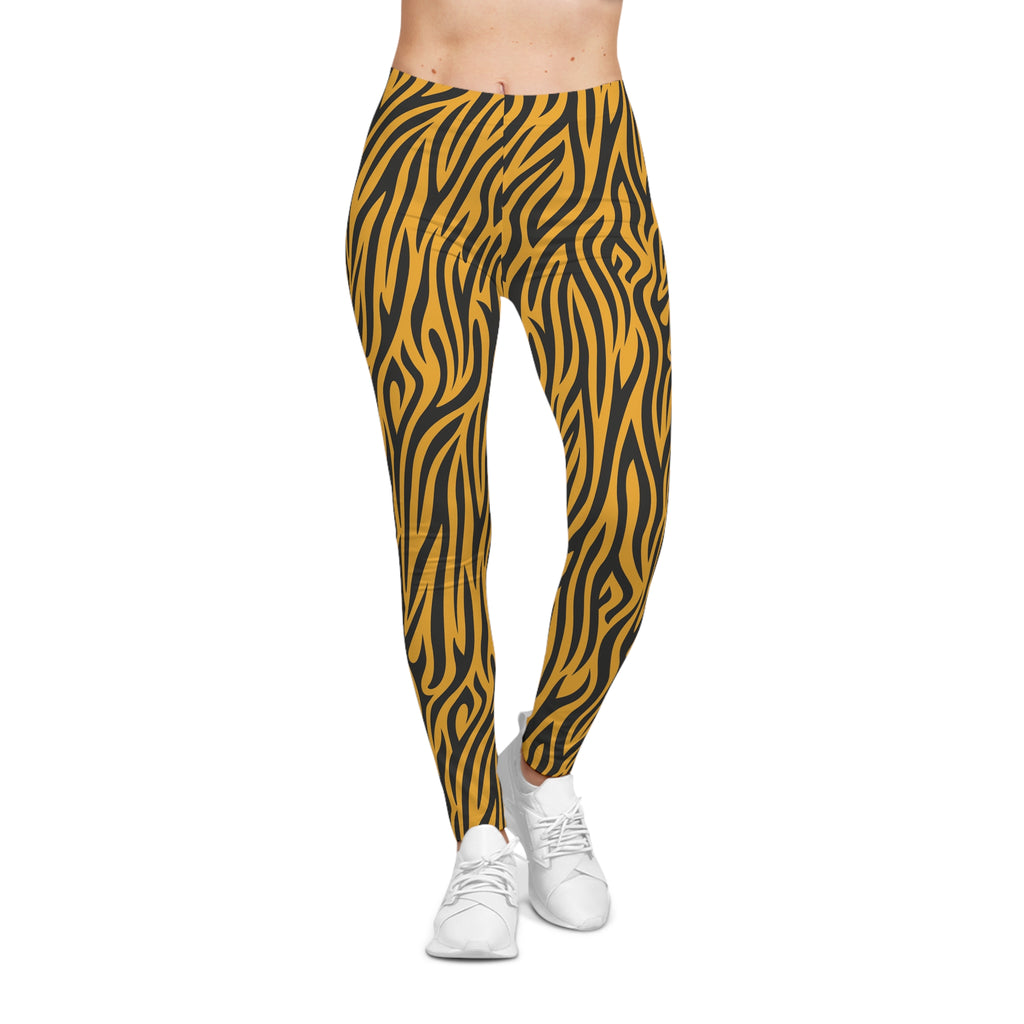 Fierce Tiger Stripe Leggings – Silky Smooth Casual Wear