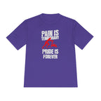 Female Sled Push Pain Is Temporary Pride Is Forever | Performance Tee