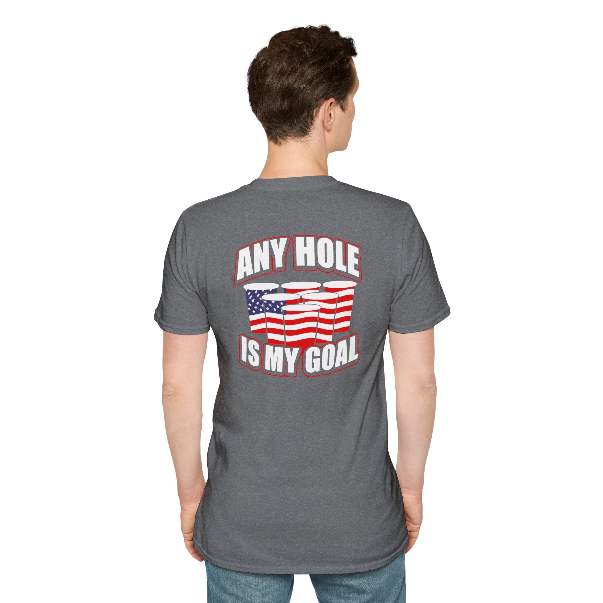 Any Hole Is My Goal Beer Pong - Front & Back Design