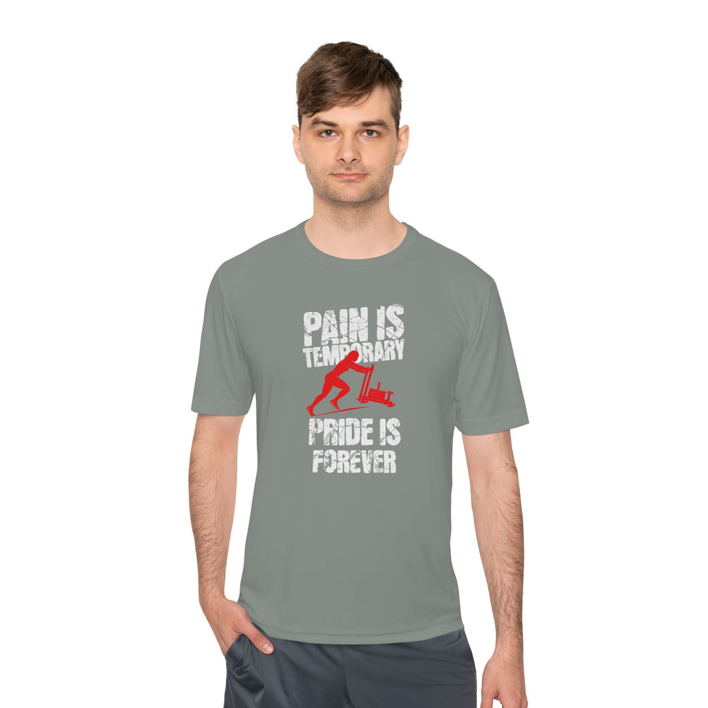 Female Sled Push Pain Is Temporary Pride Is Forever | Performance Tee