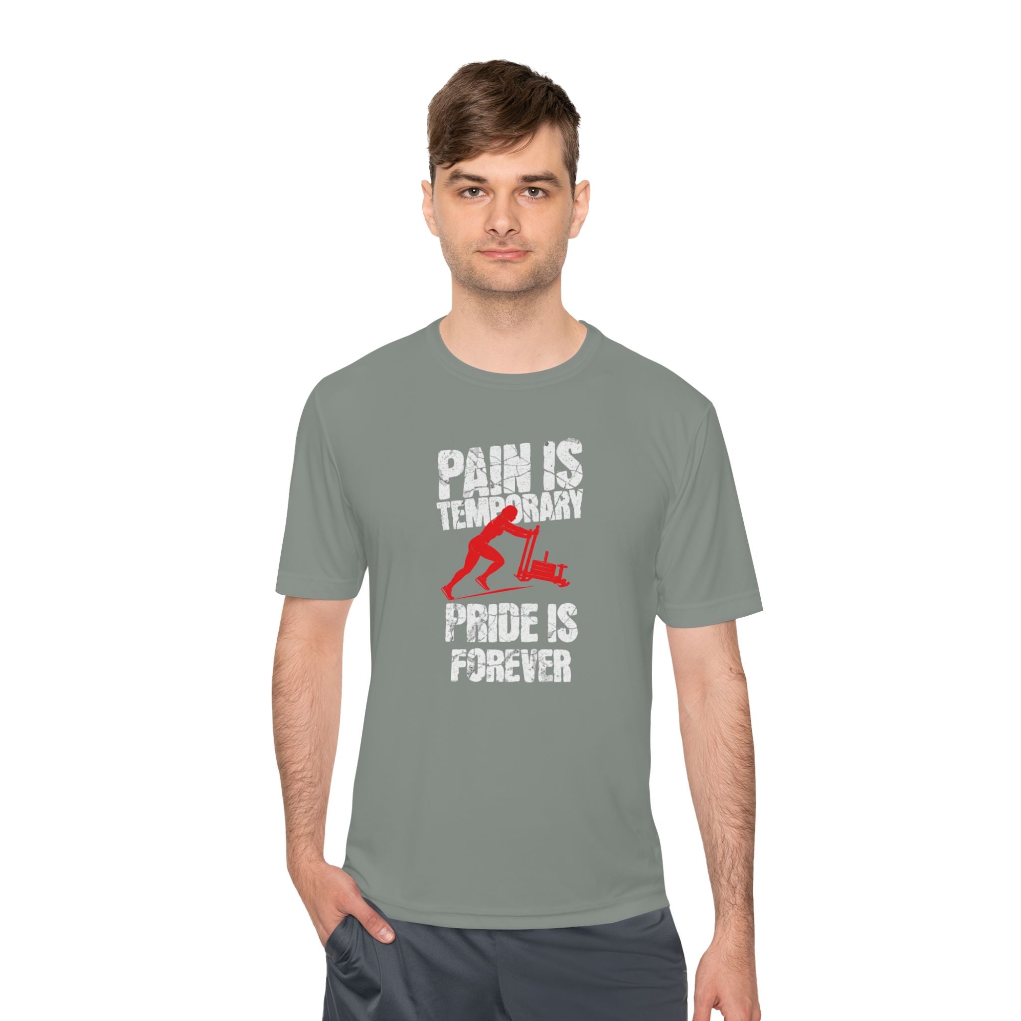 Female Sled Push Pain Is Temporary Pride Is Forever | Performance Tee